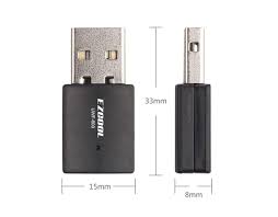 מתאם רשת אלחוטי EZCool 802.11ac 600Mbps Dual Band USB UWF-600