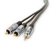 כבל אודיו איכותי 2RCA-3.5mm HQ אורך 3 מטר Bnext