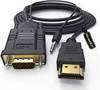 כבל ממיר מ-HDMI ל- VGA+AUDIO CABLE1700AB