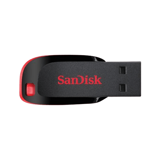 התקן SANDISK CRUZER BLAD Z50 32G שחור-אדום