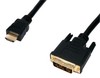 כבל DVI-HDMI מוזהב 5 מטר Bnext