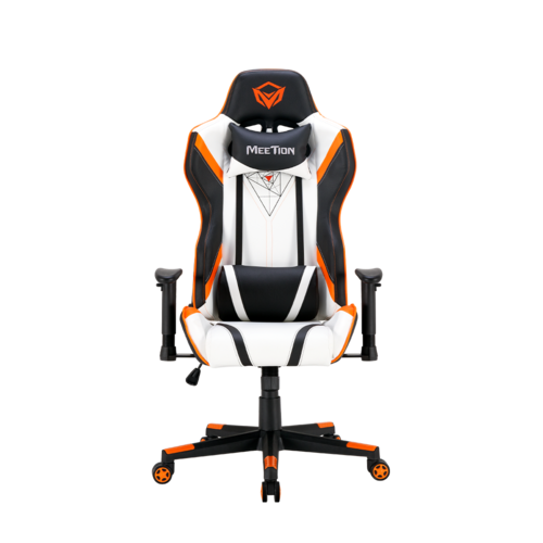 כיסא גיימינג Meetion Gaming Chair CHR15 שחור-לבן-כתום