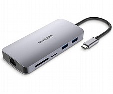 מפצל UNITEK USB 3.1 Type C 7 In 1