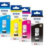 סט 4 בקבוקי דיו מקוריים EPSON 103 ink bottle אפסון