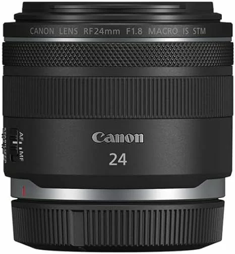 עדשה למצלמת קנון Canon RF 24mm F1.8 Macro IS STM Lens